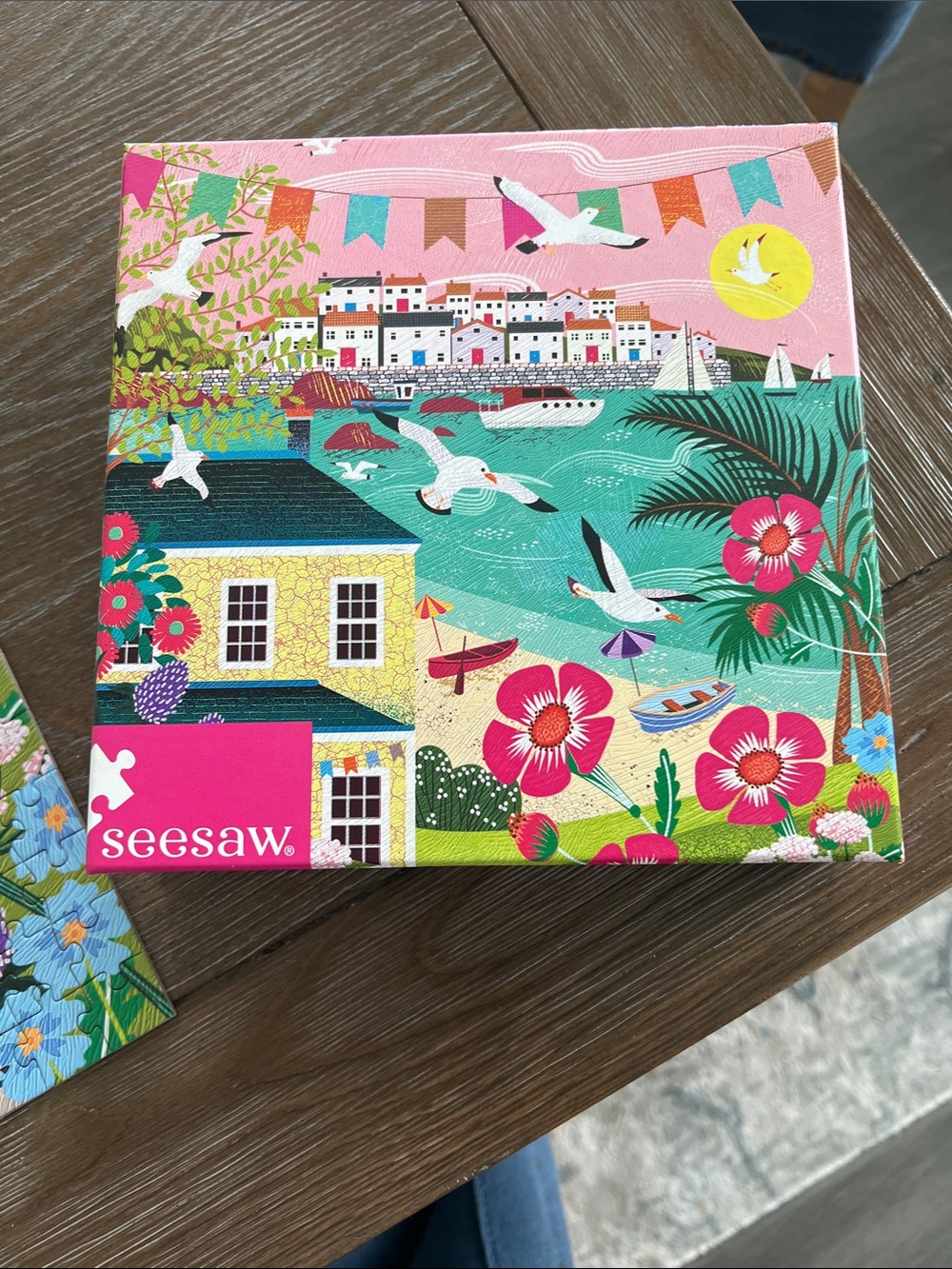 500 piece Beautiful Beachfront Jigsaw Puzzle - Picture 2 of 2
